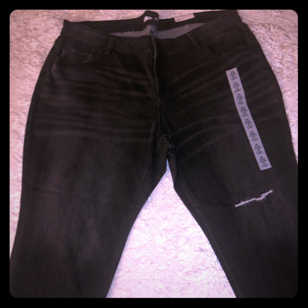 Old Navy Black Ankle Jeans